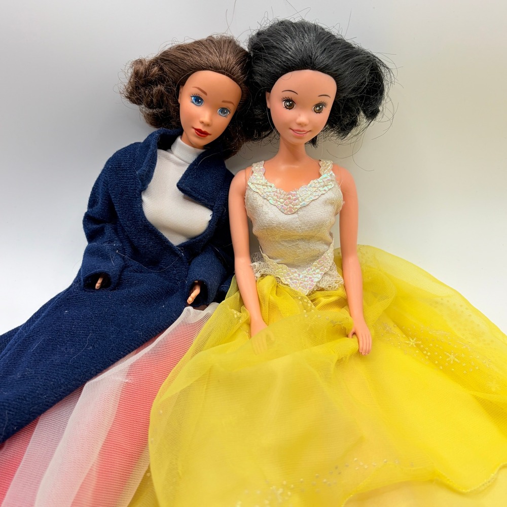 Disney Vintage Mary Poppins and Snow White‎ Fashion Doll Lot 11.5 inch Toys 2pc
